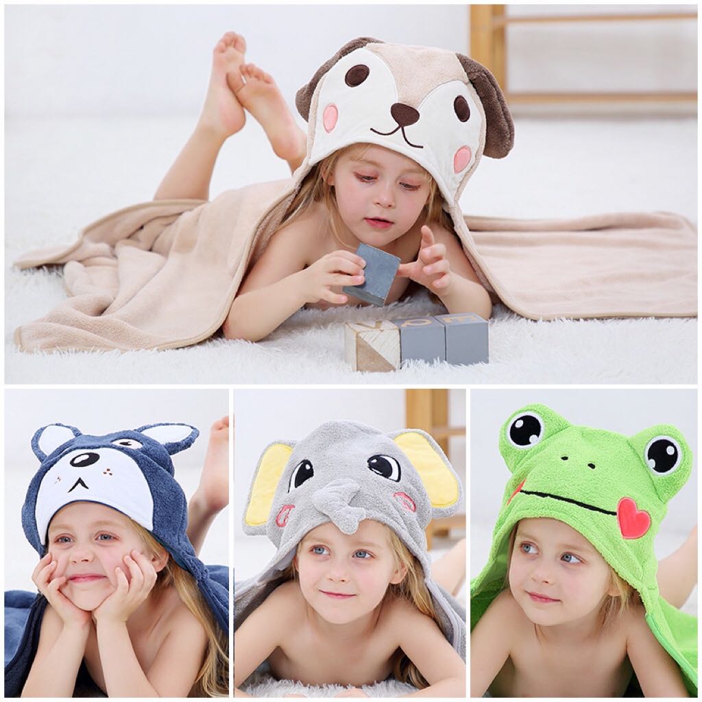 Toalla de Baño Absorbente de Vellón Capa de Animal