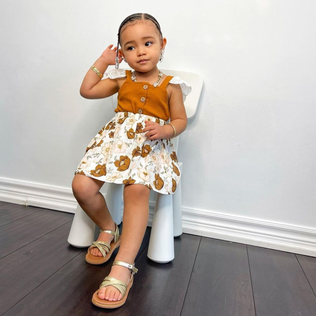 Baby Toddler Girls Top and Skirt Set