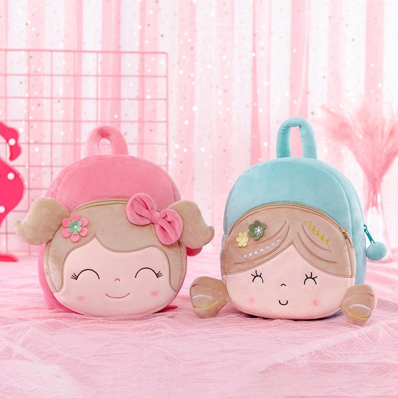 Pink/Blue Plush Personalized Doll Backpacks Twinklee