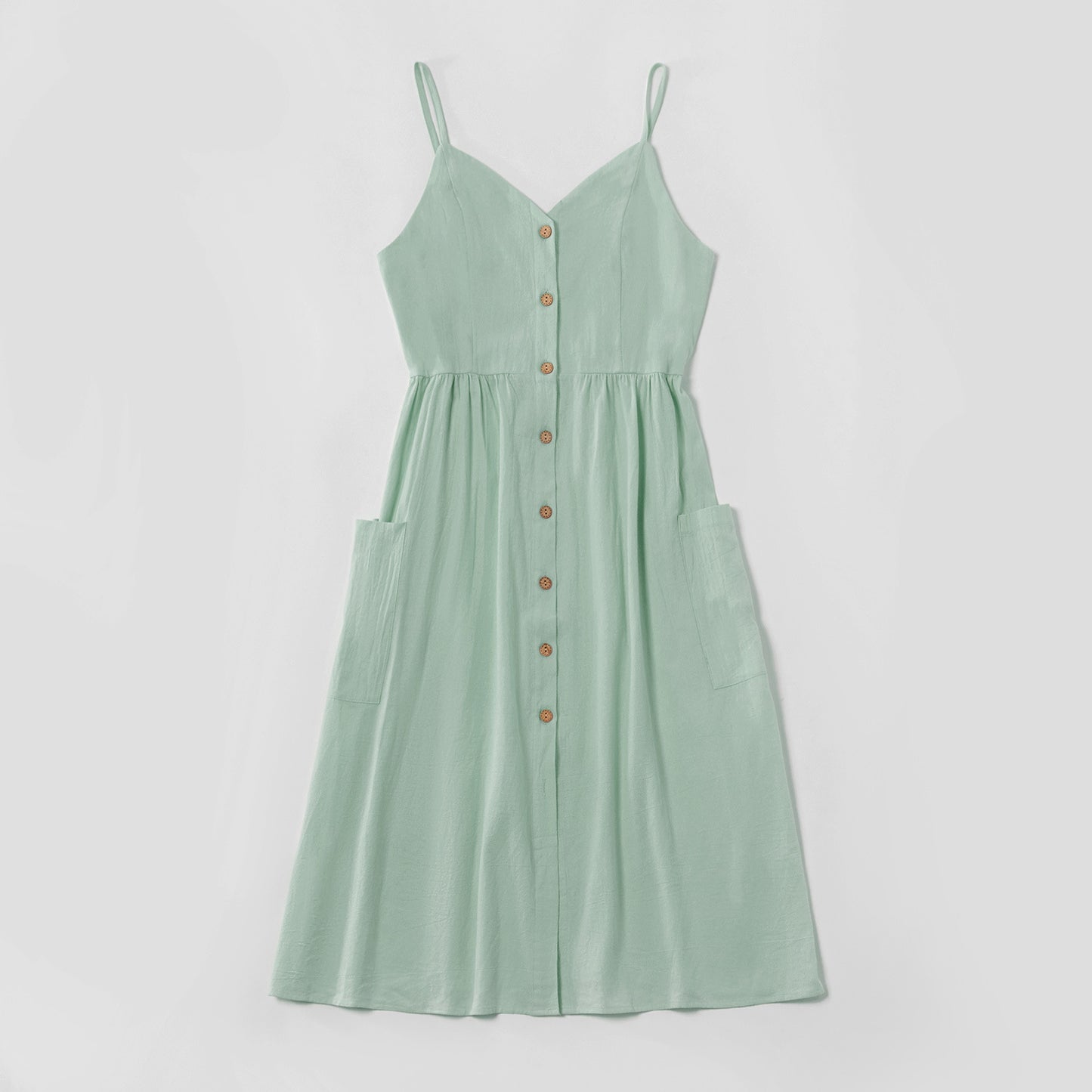 Vestidos de Color Sólido para Mamá e Hija