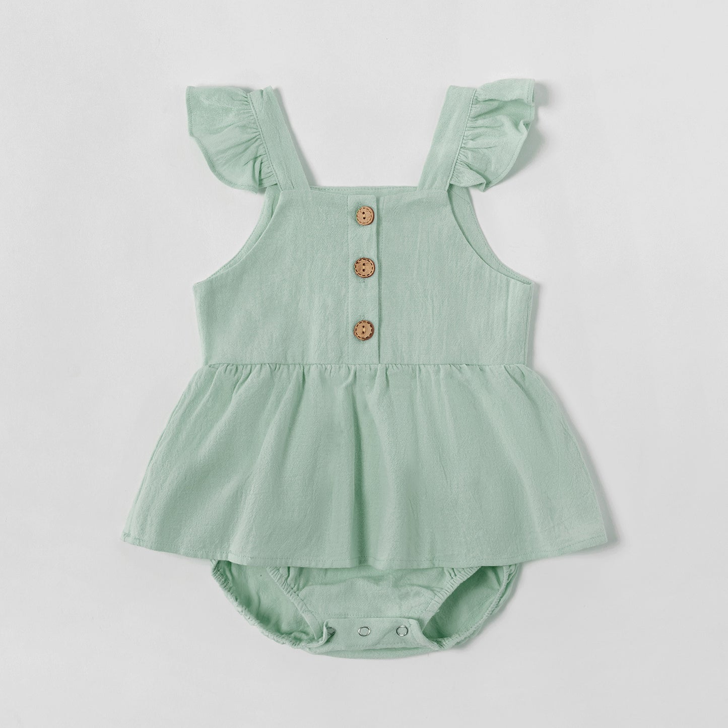 Vestidos de Color Sólido para Mamá e Hija