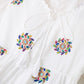 Vestido de Gasa Bordada para Mamá e Hija