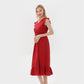 Solid Color Sleeveless Dress for Mom and Daughter