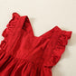 Solid Color Sleeveless Dress for Mom and Daughter