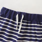 Conjunto de Dos Piezas de Camiseta y Pantalones Cortos de Punto de Algodón de Dibujos Animados de Verano