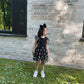 Toddler Girl Dress with Bow Tie